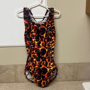 Flames leotard